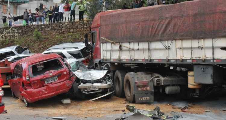 Acidente não deixou nenhum ferido em estado grave