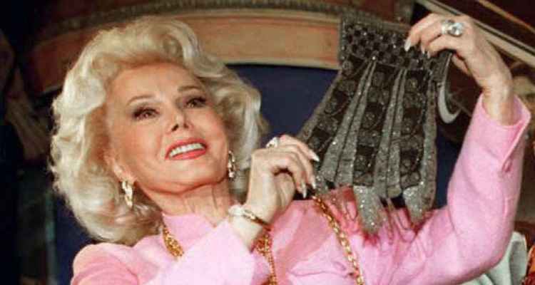 Atriz Zsa Zsa Gabor