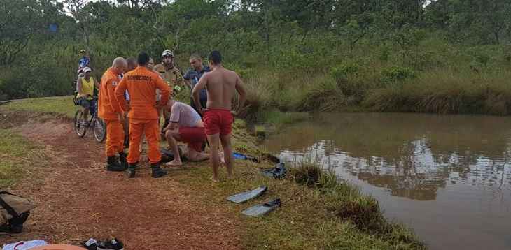 Maxuel da Silva ficou submerso por aproximadamente 35 minutos e não respondeu aos procedimentos de salvamento