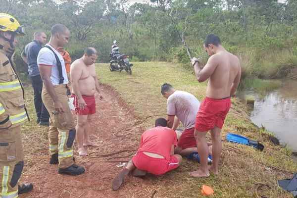 Socorristas tentaram restabelecer os sinais vitais da vítima por quase uma hora