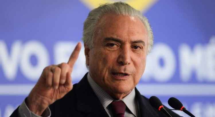 Durante o discurso, Temer, criticado por declarações dadas após as rebeliões, disse hoje que o governo tem preocupação 