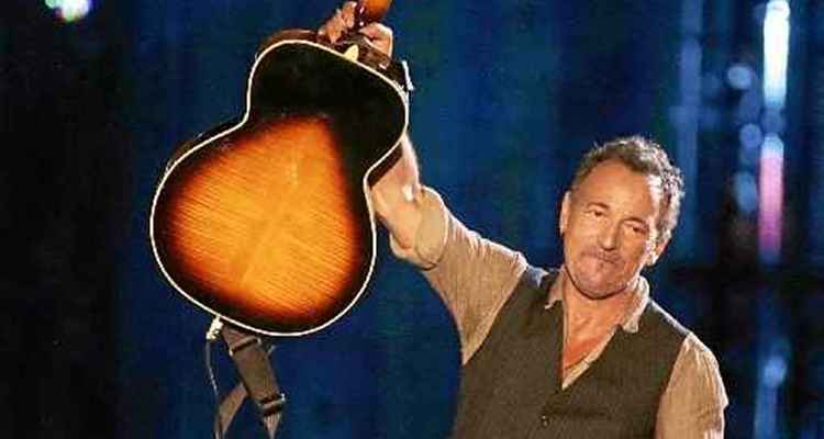 Bruce Springsteen durante show