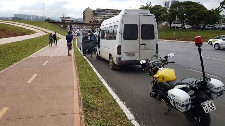 O flagrante aconteceu na manhã desta quinta, próximo ao Hotel Nacional