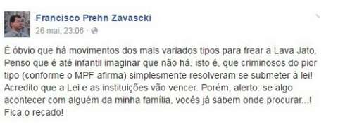 Zavascki era relator do caso no STF e, segundo informações, estava perto de homologar delação