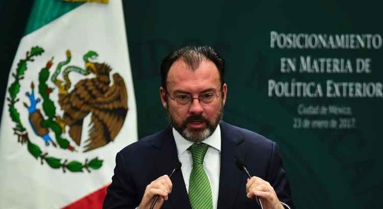 Videgaray viajou à Washington para uma reunião de alto nível com representantes do governo norte-americano