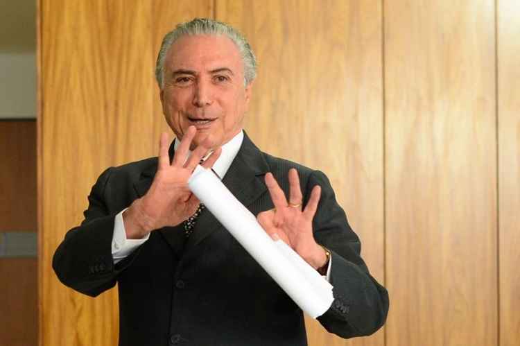 Na viagem, Temer irá passar pela Bahia e por Pernambuco