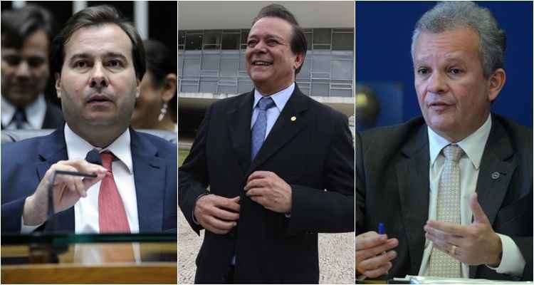 Rodrigo Maia, Jovair Arantes e André Figueiredo