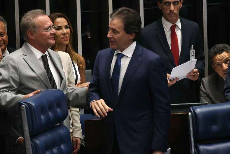 Renan e Eunício têm estratégias distintas para os trabalhos do mais importante colegiado do Senado