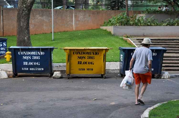 59,1% dos moradores do DF responderam que selecionam o lixo em casa para reciclagem