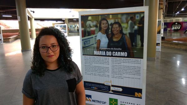 Vitória Lyssa, 17 anos, se emocionou com as histórias de superação relatadas: 