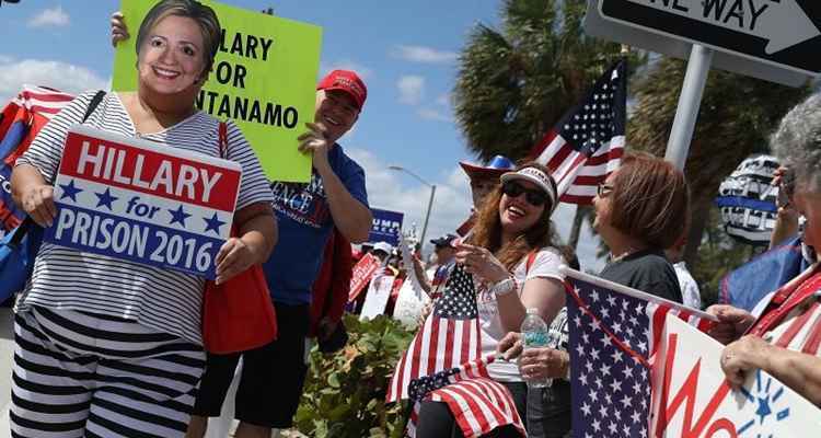 Chamada de 'March 4 Trump', a manifestação ocorreu em vários pontos do país