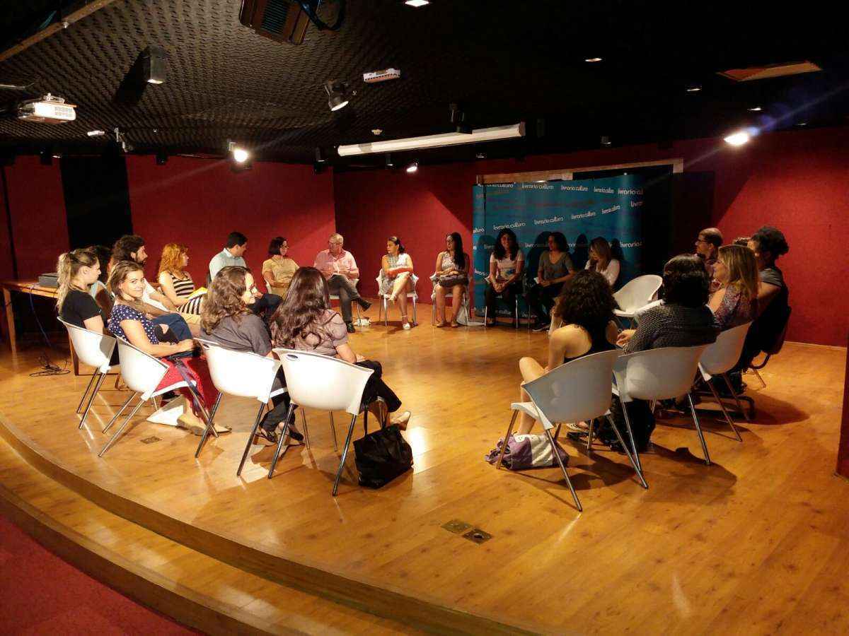 Reunião do Leia Mulheres em Brasília, atualmente o grupo se instala em diversas cidades  do país