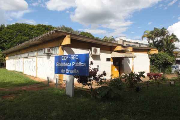 A Biblioteca Pública de Brasília, na 312/512 Sul, passará por grande reforma.