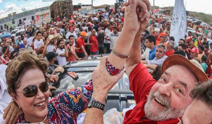 Dilma e Lula reinauguram obra na Paraíba