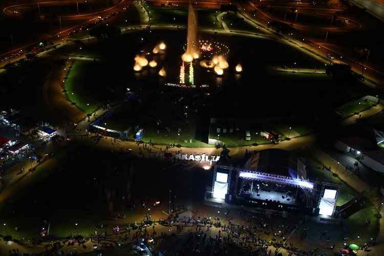 Shows na celebração do 57º aniversário de Brasília