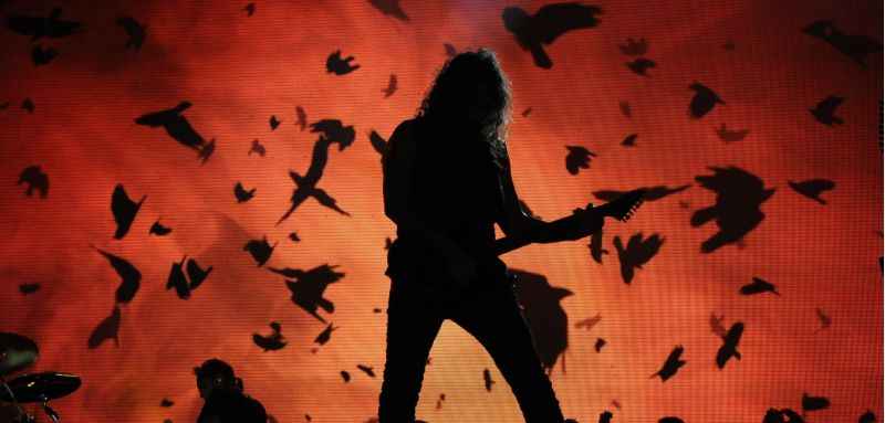 Kirk Hammett do Metallica na edição 2015 do Rock in Rio