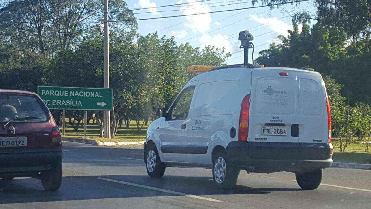 Imagem do veículo circulou no WhatsApp nesta sexta-feira e deixou muitos motoristas que dirigem no Distrito Federal em dúvidas sobre o objetivo do carro