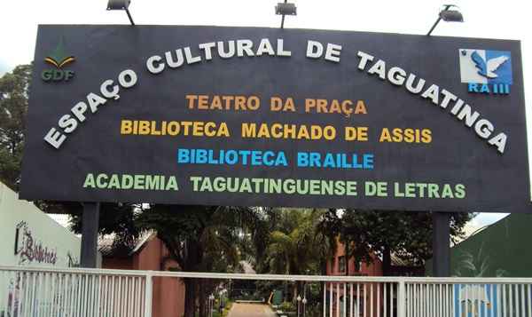 Biblioteca Braille no Espaço Cultural de Taguatinga