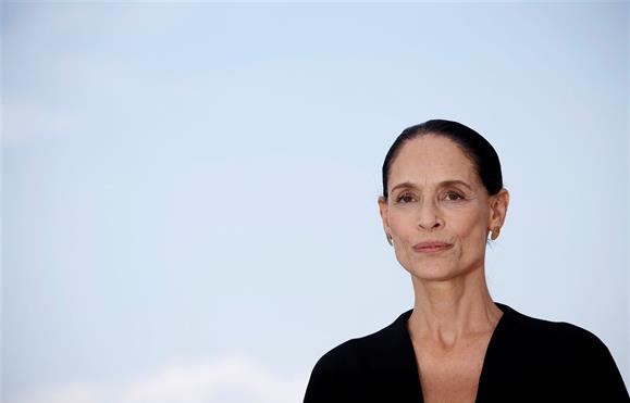 A atriz Sonia Braga, no Festival de Cannes