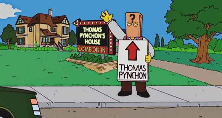 Thomas Pynchon em um dos episódios de Os Simpsons