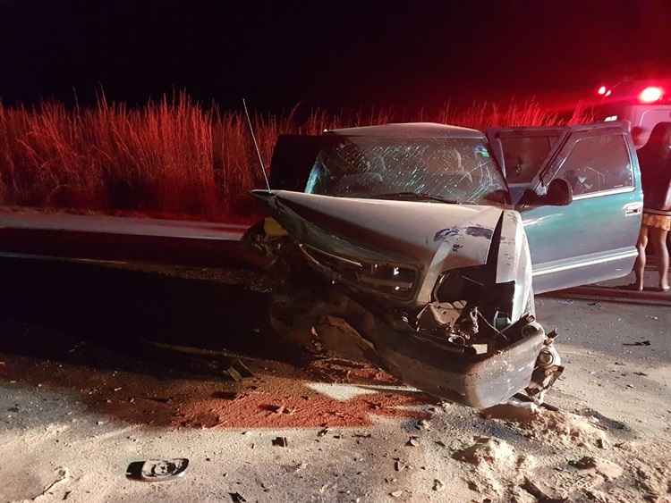 Na Chevrolet S10, havia quatro passageiros, que foram atendidos e transportados pelo Samu de Goiás