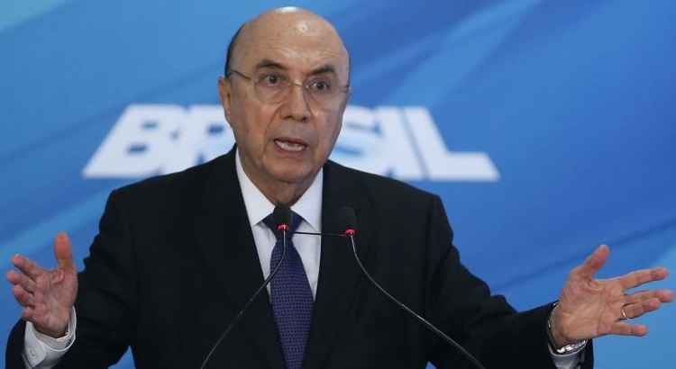 Ministro da Fazenda, Henrique Meirelles, durante anuncio das medidas de estruturação de projetos de infraestrutura pelos estados e municípios com apoio do governo federal, no Palácio do Planalto.