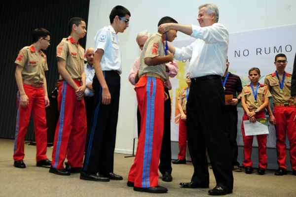 O governador Rollemberg participou da cerimônia de entrega da premiação nesta terça-feira (15).