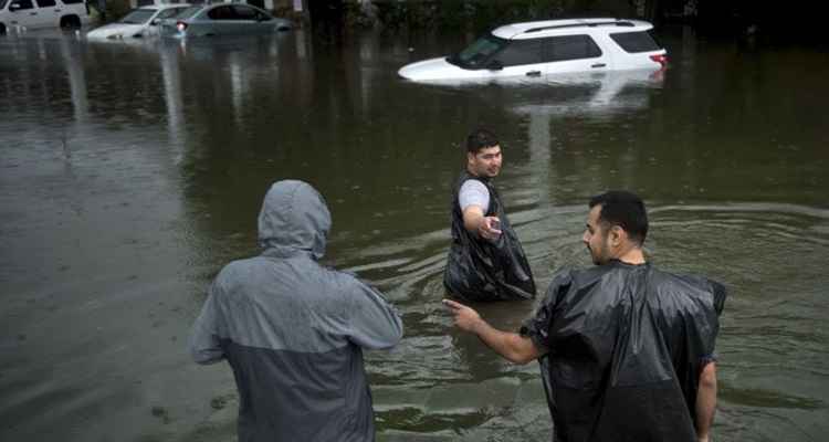 Imagens do furacão Harvey