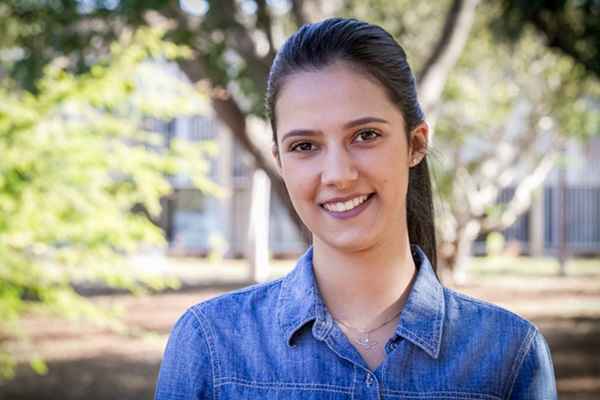 Letícia Marques, do 7º semestre de Biotecnologia, vai unir suas ideias às de outros 99 jovens de todo o mundo em busca da erradicação da fome