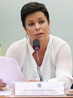 A deputada Cristiane Brasil, relatora no Cedes de estudo sobre os impactos do envelhecimento