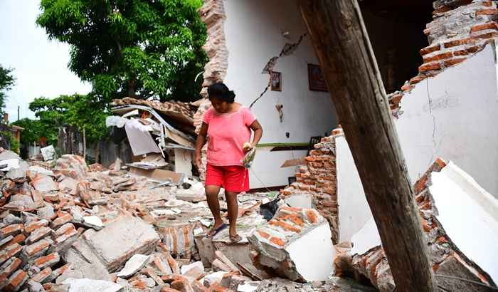 Terremoto destruiu grande parte da cidade de Juchitan, no México, e matou ao menos 37 pessoas na região