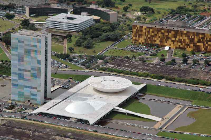 Vista aérea do Congresso Nacional