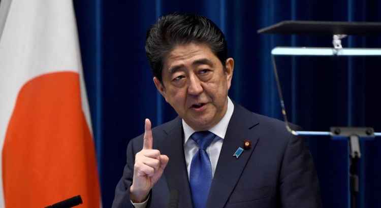 O primeiro-ministro do Japão, Shinzo Abe