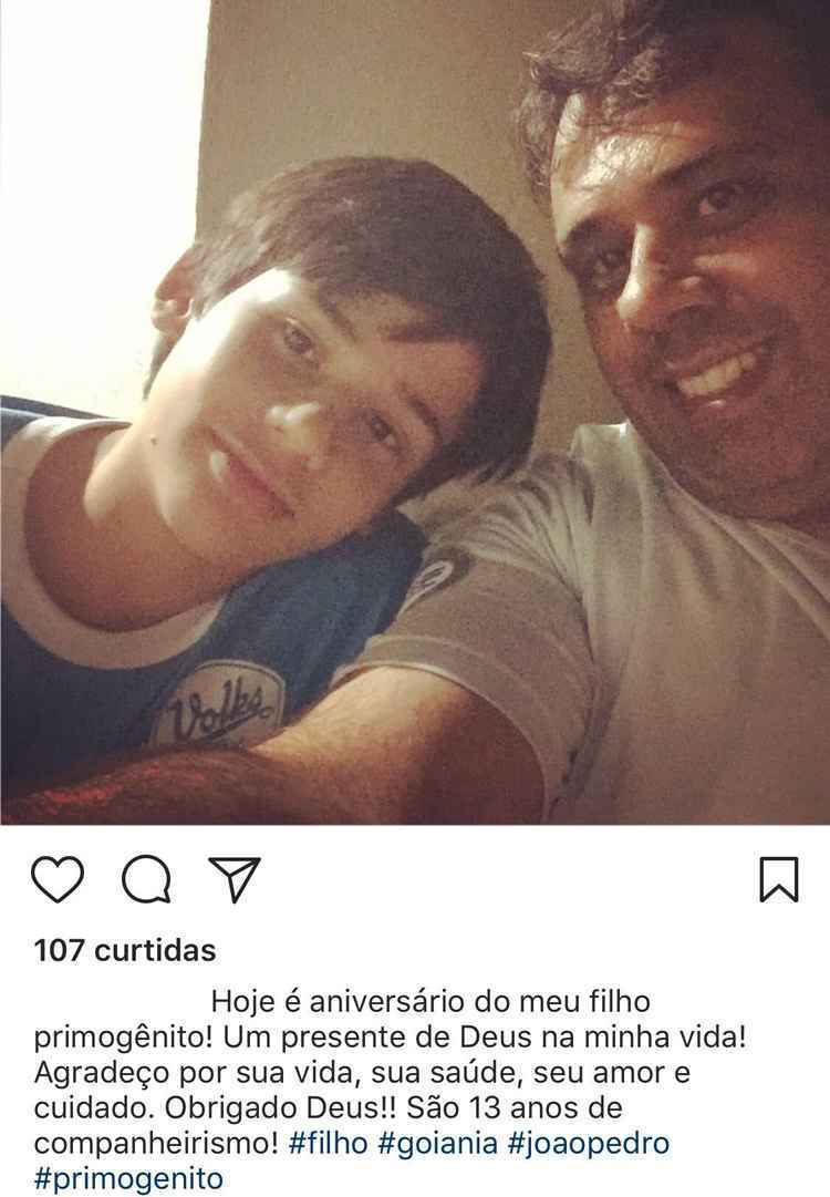 Publicação do pai de uma das vítimas do ataque ao colégio de Goiânia na ocasião do aniversário do adolescente