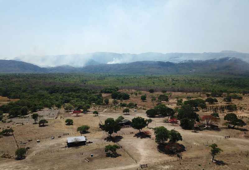 O Parque Nacional da Chapada dos Veadeiros teve 68 mil hectares dos 240 mil hectares totais atingidos pelas chamas