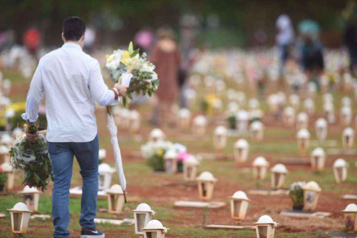 Movimentação no Campo da Esperança, na Asa Sul, foi intenso durante toda a manhã