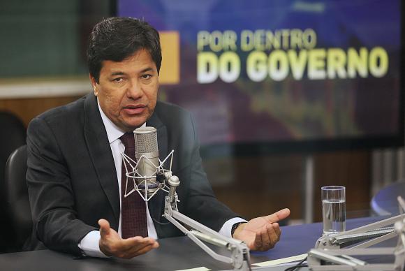 O ministro da Educação,Mendonça Filho, concede entrevista ao programa Por Dentro do Governo, da TV NBR