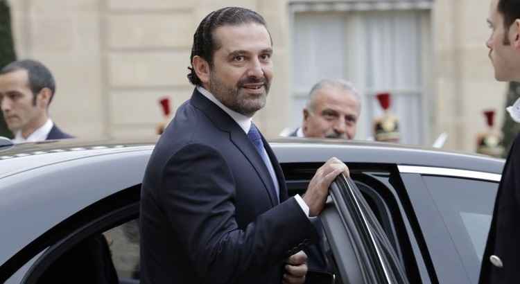 O primeiro-ministro libanês Saad Hariri