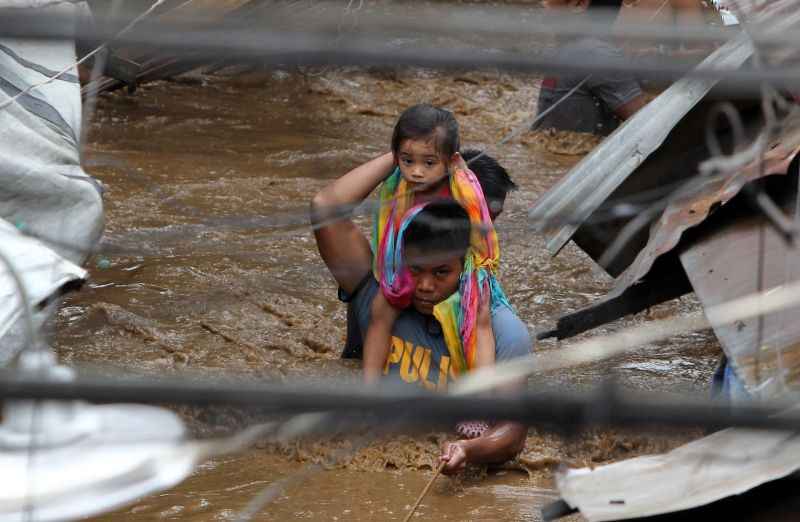 O governo declarou estado de calamidade por causa da tormenta