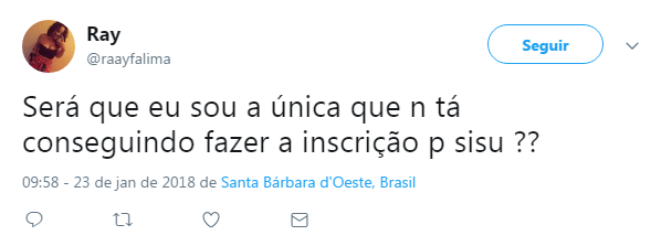 As inscrições para o Sistema de Seleção Unificada (Sisu) começaram nesta terça-feira (23)