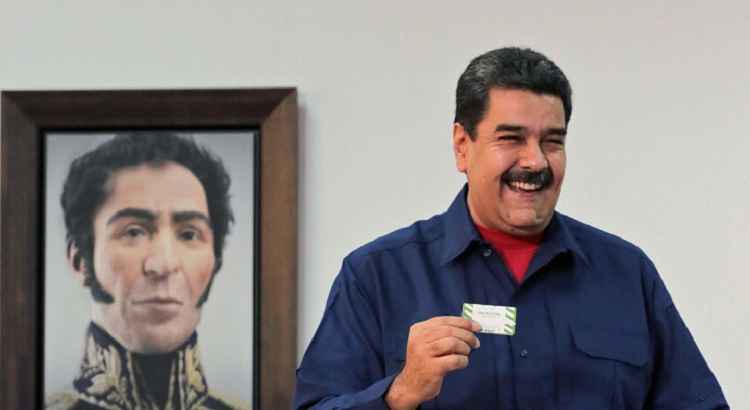 O presidente Nicolás Maduro tentará a reeleição.