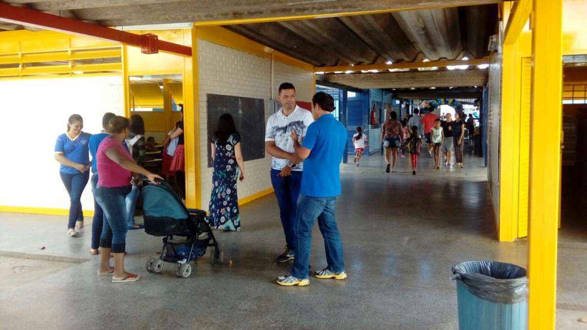 Centro de Ensino Fundamental 05, no Guará II, foi uma das 637 escolas que abriu as portas nesta quinta-feira