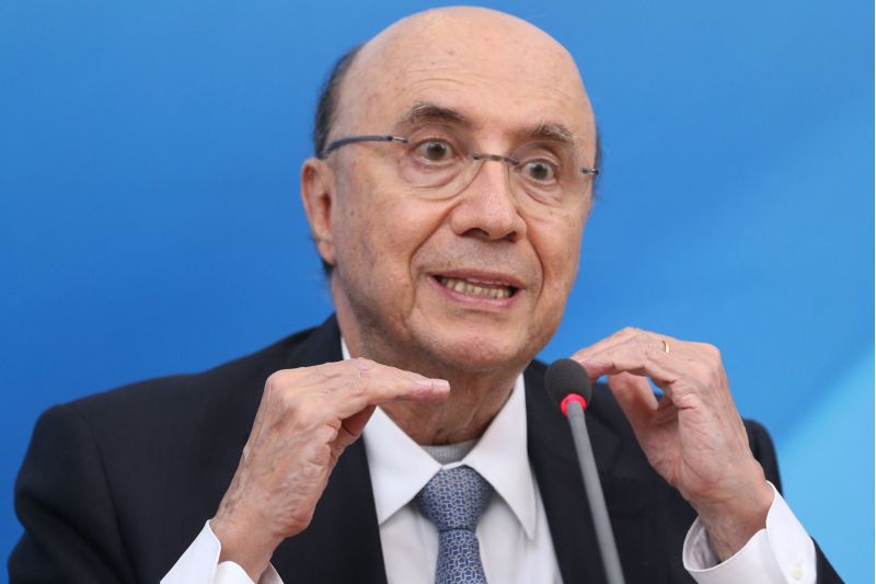 O ministro da Fazenda, Henrique Meirelles