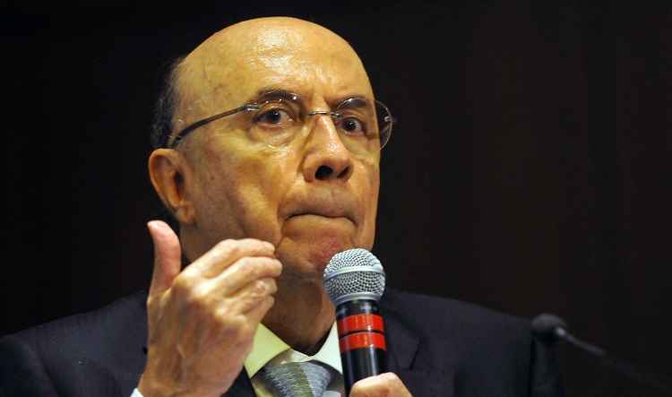 O ministro da fazenda Henrique Meirelles