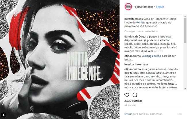 Capa da música 'Indecente'