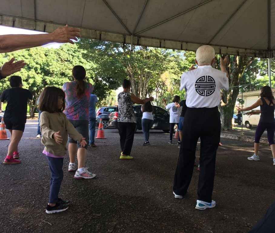 A prática Tai Chi Chuan é praticada na unidade básica de saúde do Lago Sul há 11 anos e tem alunos de todas as idades