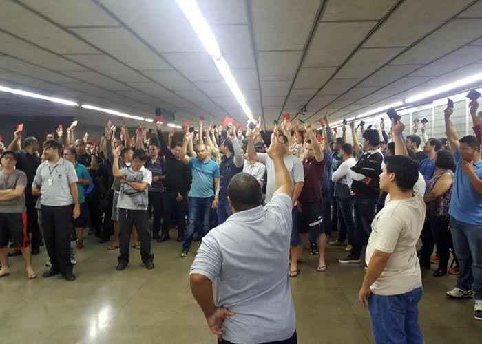 Assembleia do Sindmetrô, neste domingo (15/4)