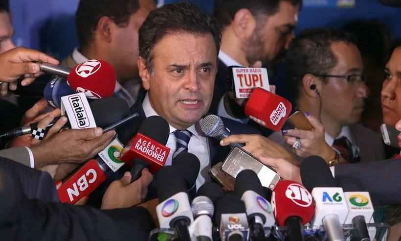 Aécio foi denunciado pela PGR por causa de uma gravação do dono da JBS