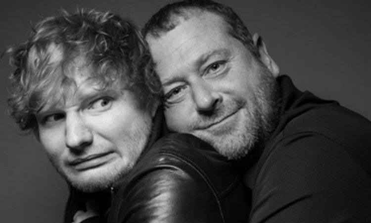 Ed Sheeran brinca com seu segurança, Kevin Myers