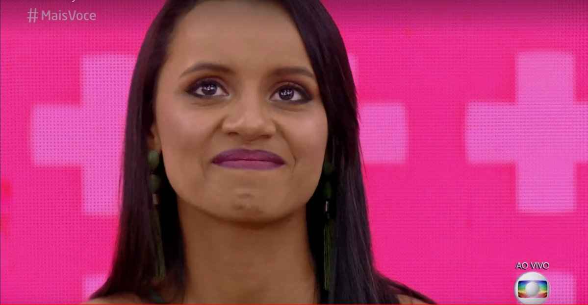 Gleici se emocionou bastante no programa